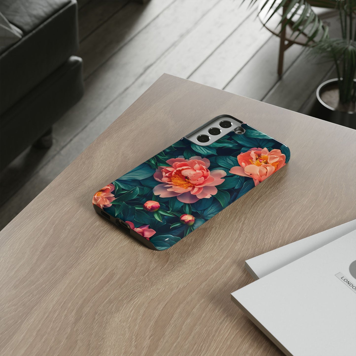 Floral Phone Case - Tough Cases, Flower Design, Botanical Art, Phone Accessory, Gift for Her, Nature Lovers