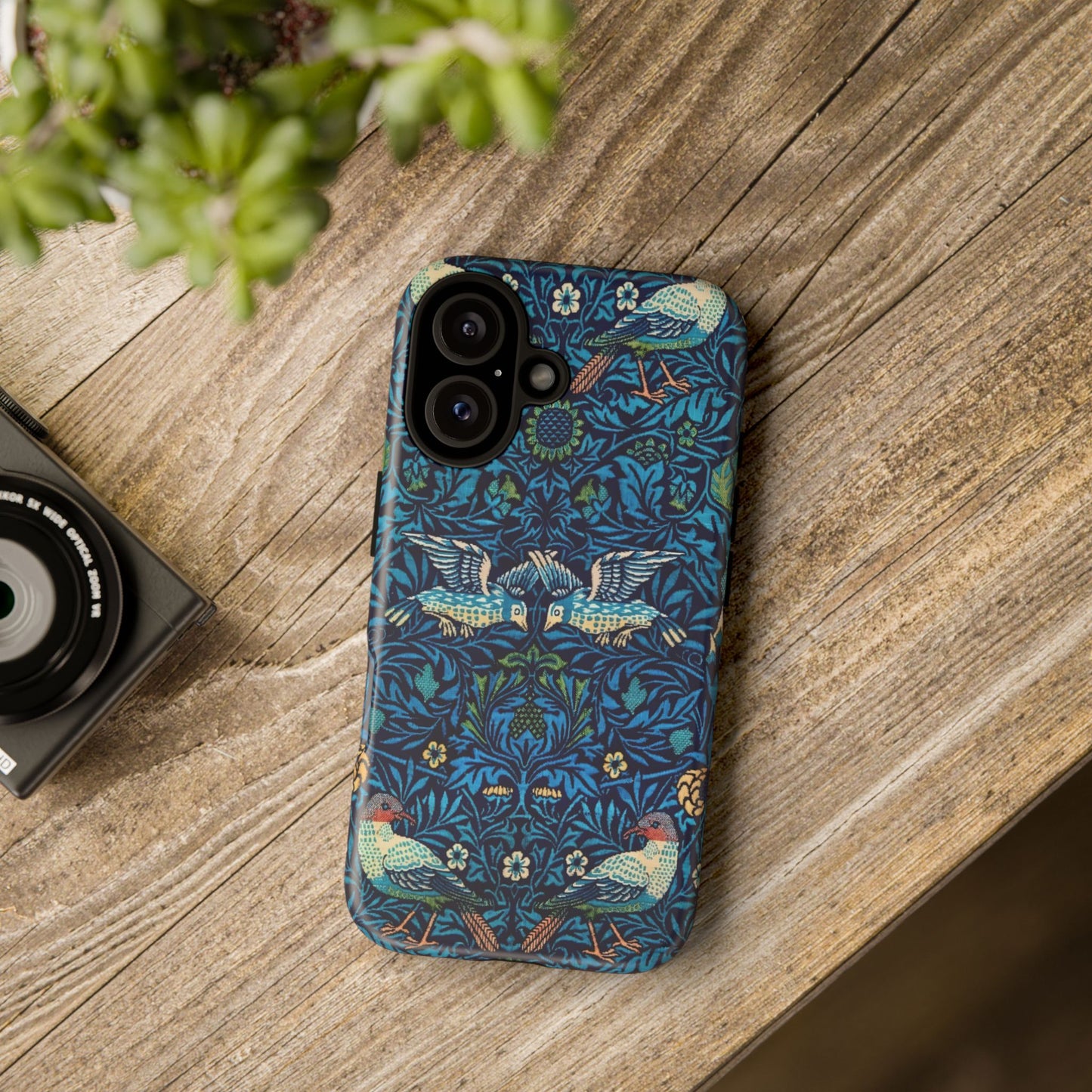 Elegant Bird Pattern Phone Case | Nature Lover Gift, Stylish Mobile Cover, Floral Design, Eco-Friendly, Unique Cell Phone Protector