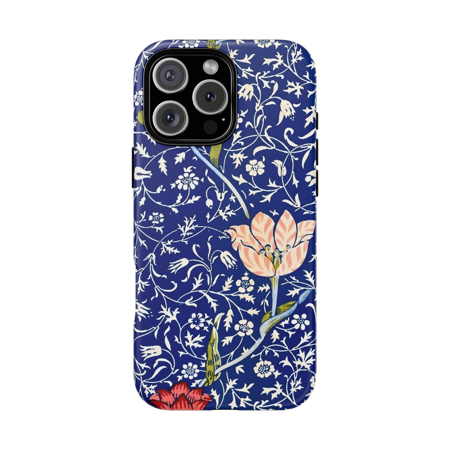 Floral Phone Case, Unique Tough Phone Cover, Gift for Her, Spring Decor, Durable Protective Case, Elegant Floral Design