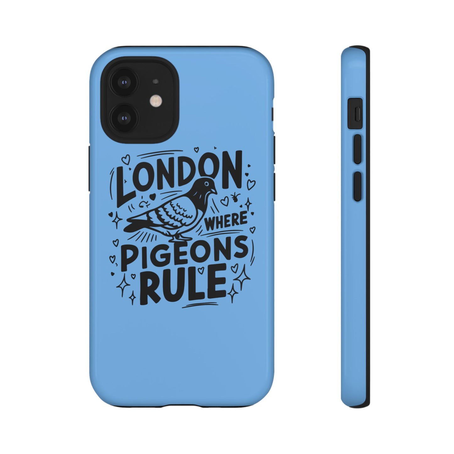London Pigeon Phone Case, Urban Art Accessory, Tough Phone Cover, Gift for Bird Lovers, London Souvenir, Unique Cell Phone Case