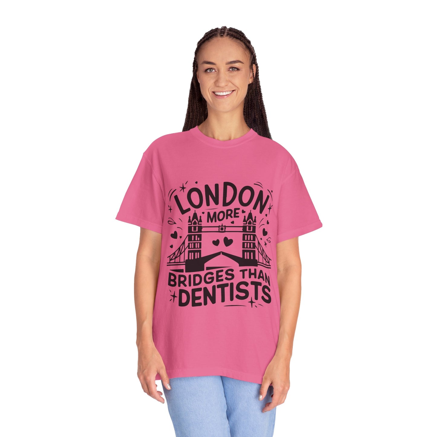 Unisex Garment-Dyed T-shirt - London is having more Bridges