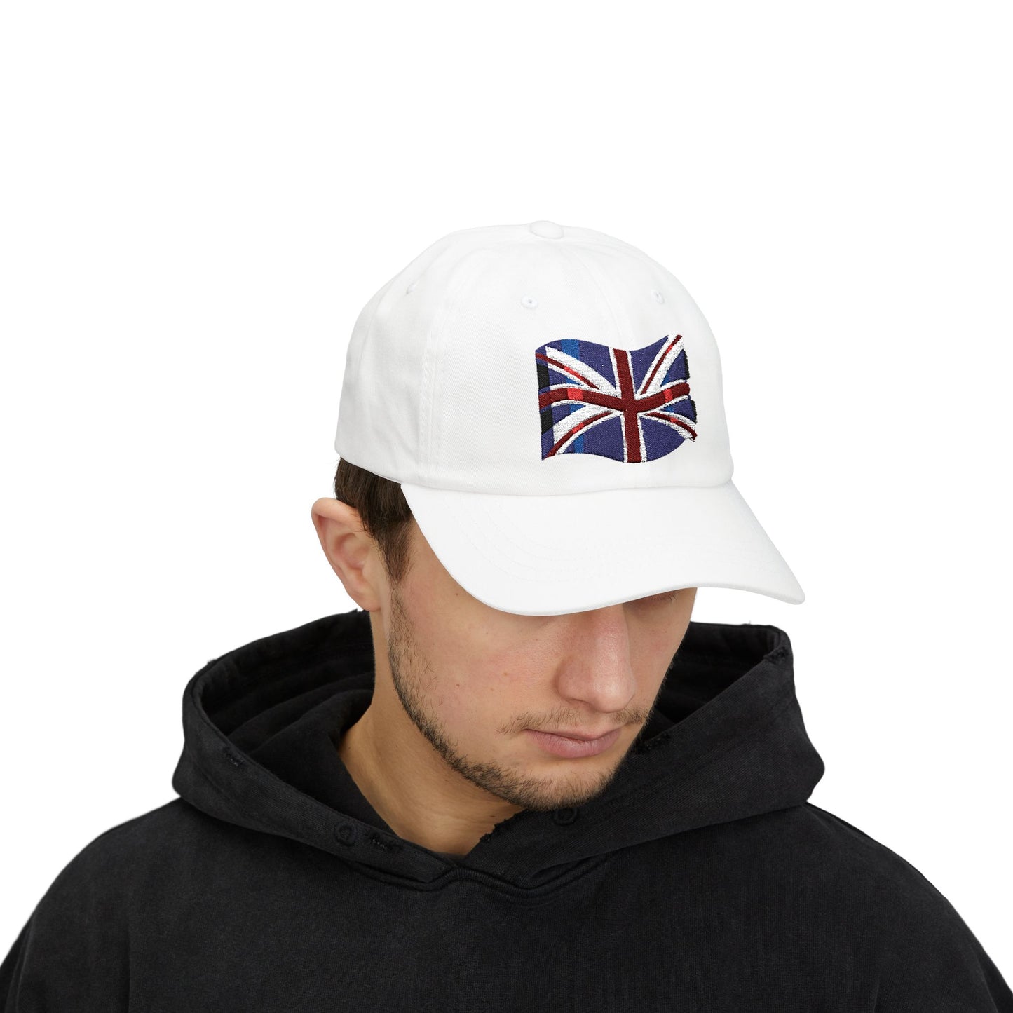 Classic British Flag Dad Cap, Trendy Men's Hat, Casual Accessories, Unique Gift for Fathers, Suitable for Summer Adventures