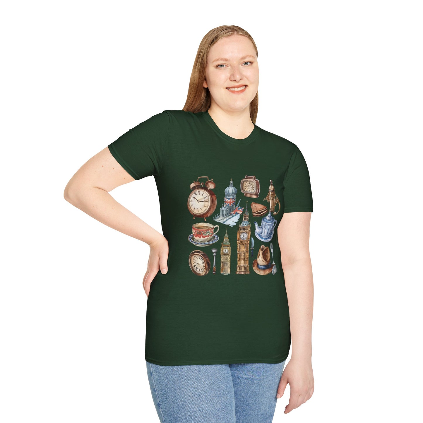 Unisex Softstyle T-Shirt - Timeless Symbols - Iconic England