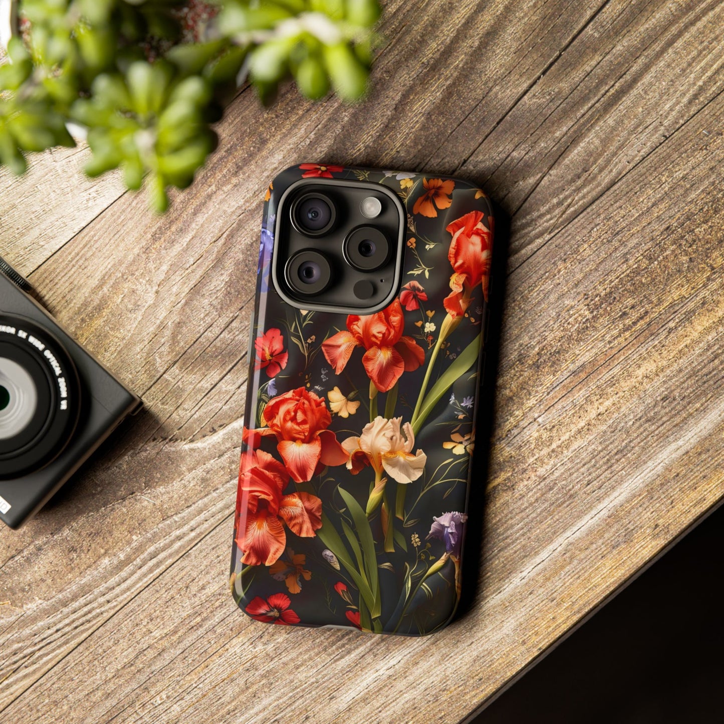 Floral Tough Case for Phone, Durable Protective Phone Cover, Gift for Flower Lovers, Phone Accessories, Spring Vibes