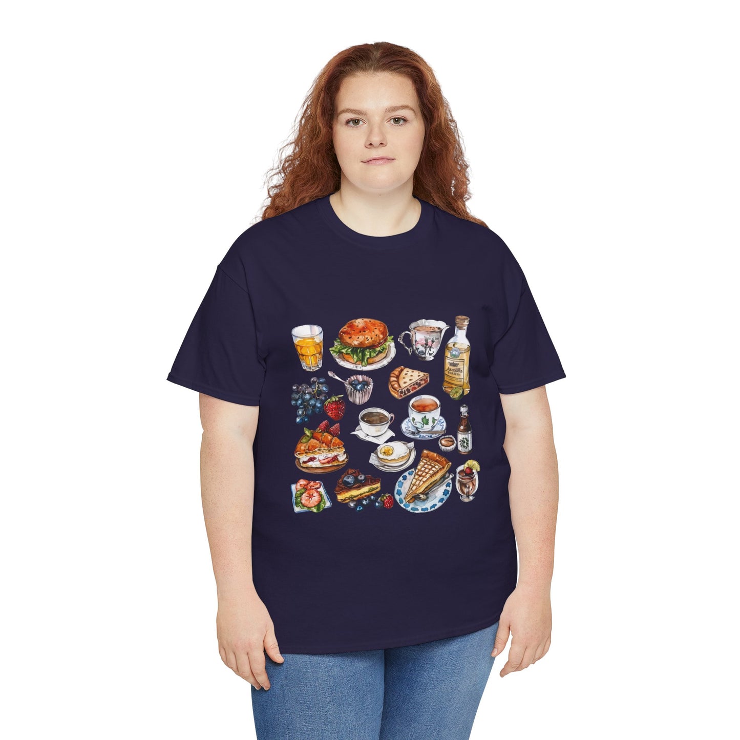 Unisex Heavy Cotton Tee - Heritage and Charm - England's Iconic Symbols