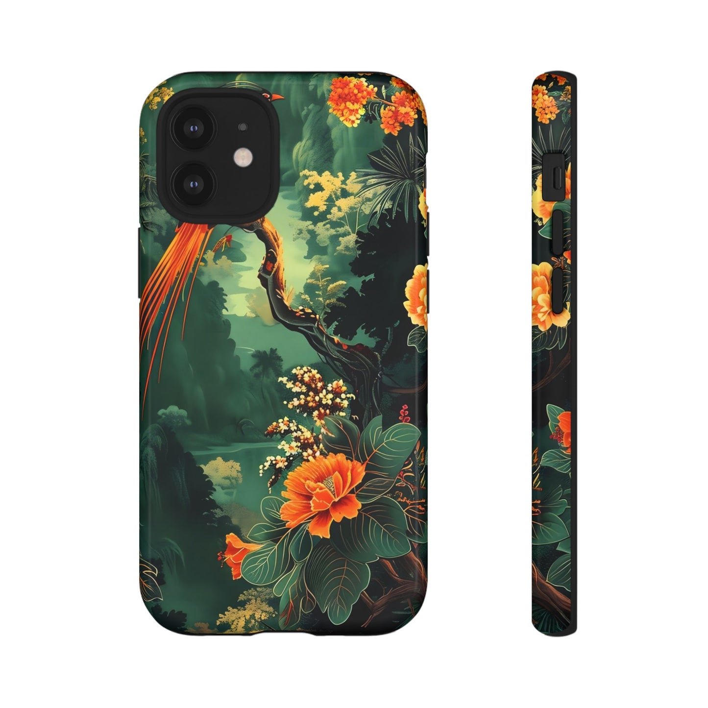 Tropical Phone Case - Colorful Floral Design, Phone Cover for Nature Lovers, Gift for Friends, iPhone & Android Compatible, Boho Style
