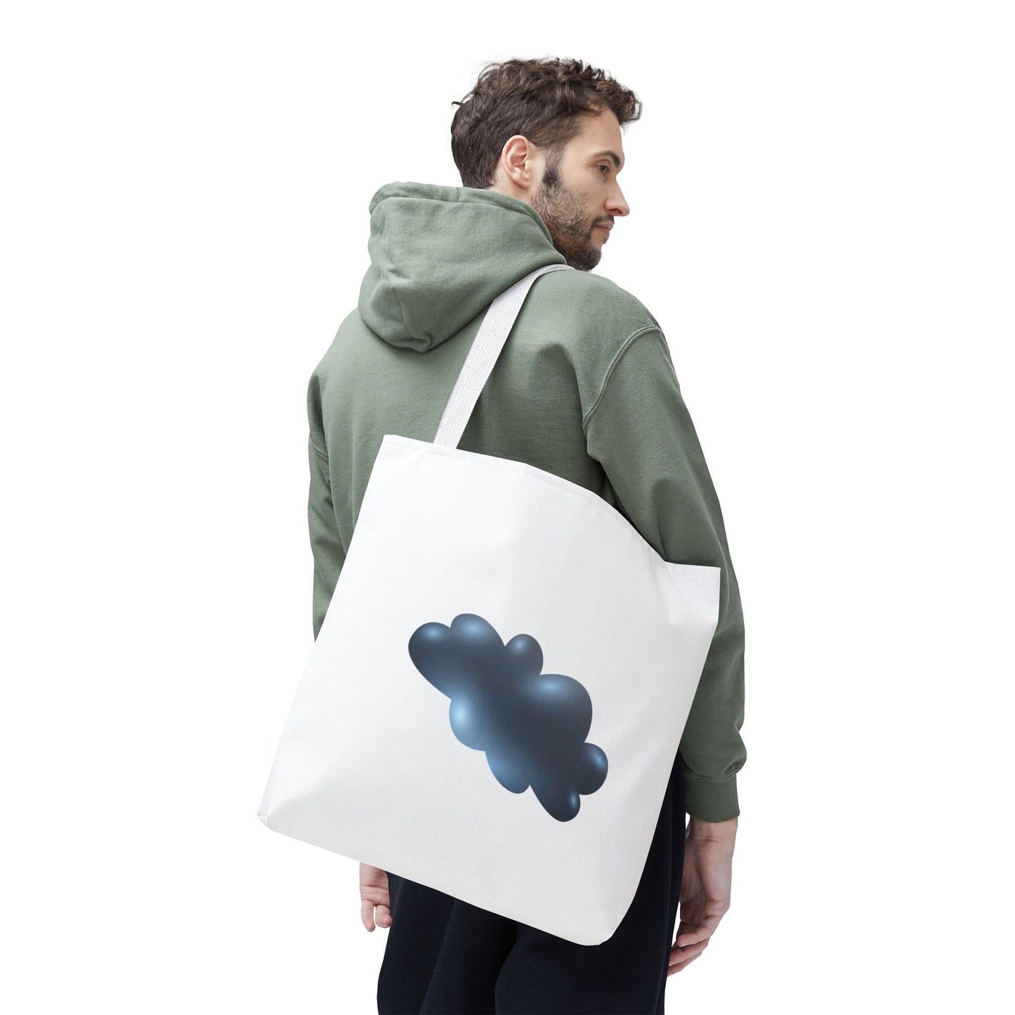 Cloud-Themed Tote Bag, Stylish Carry-All for Everyday Use, Gift for Nature Lovers, Trendy Accessory, Eco-Friendly Bag