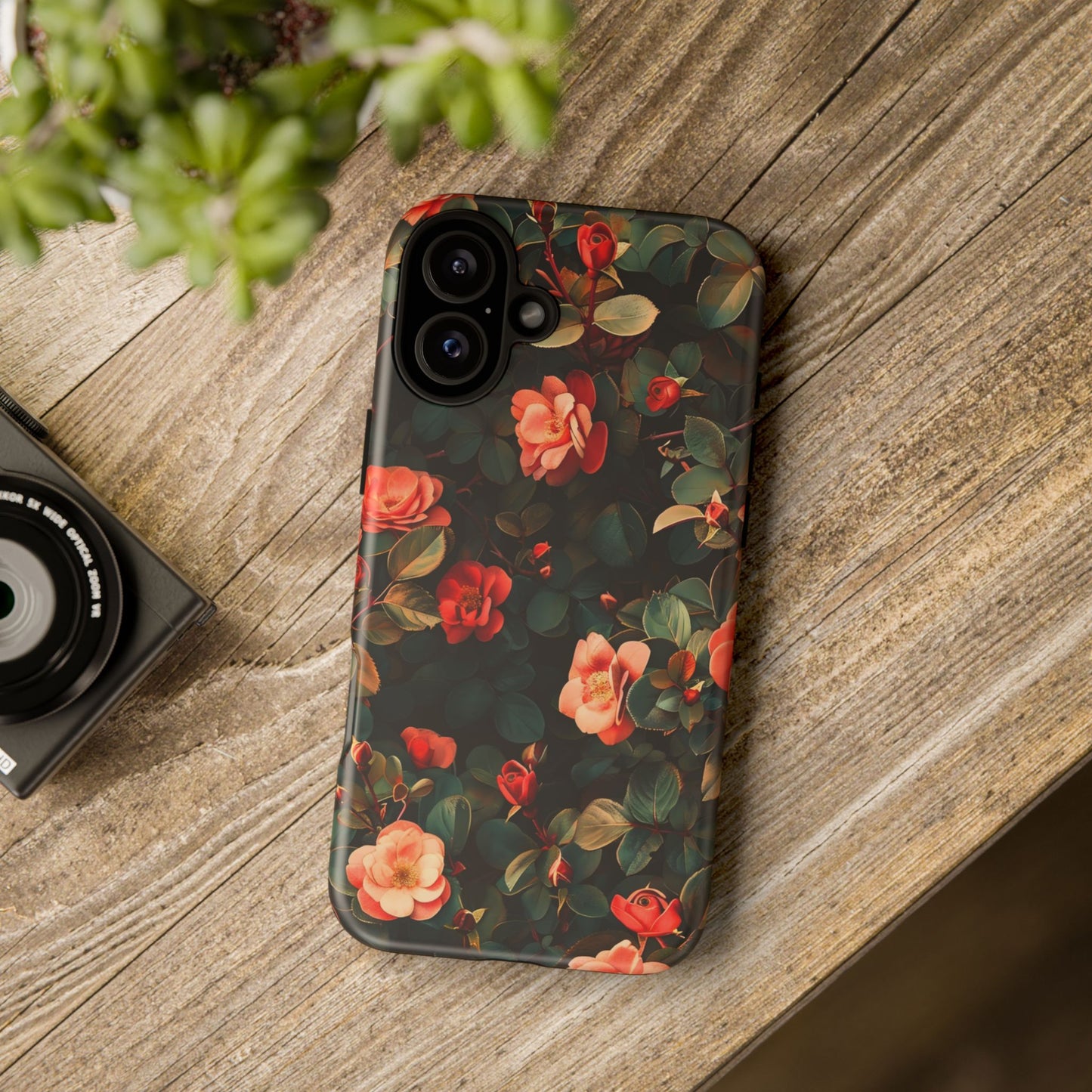 Floral Phone Case - Elegant Floral Design, Tough Protective Case, Perfect Gift for Her, Trendy Phone Accessories, Mother’s Day, Birthday