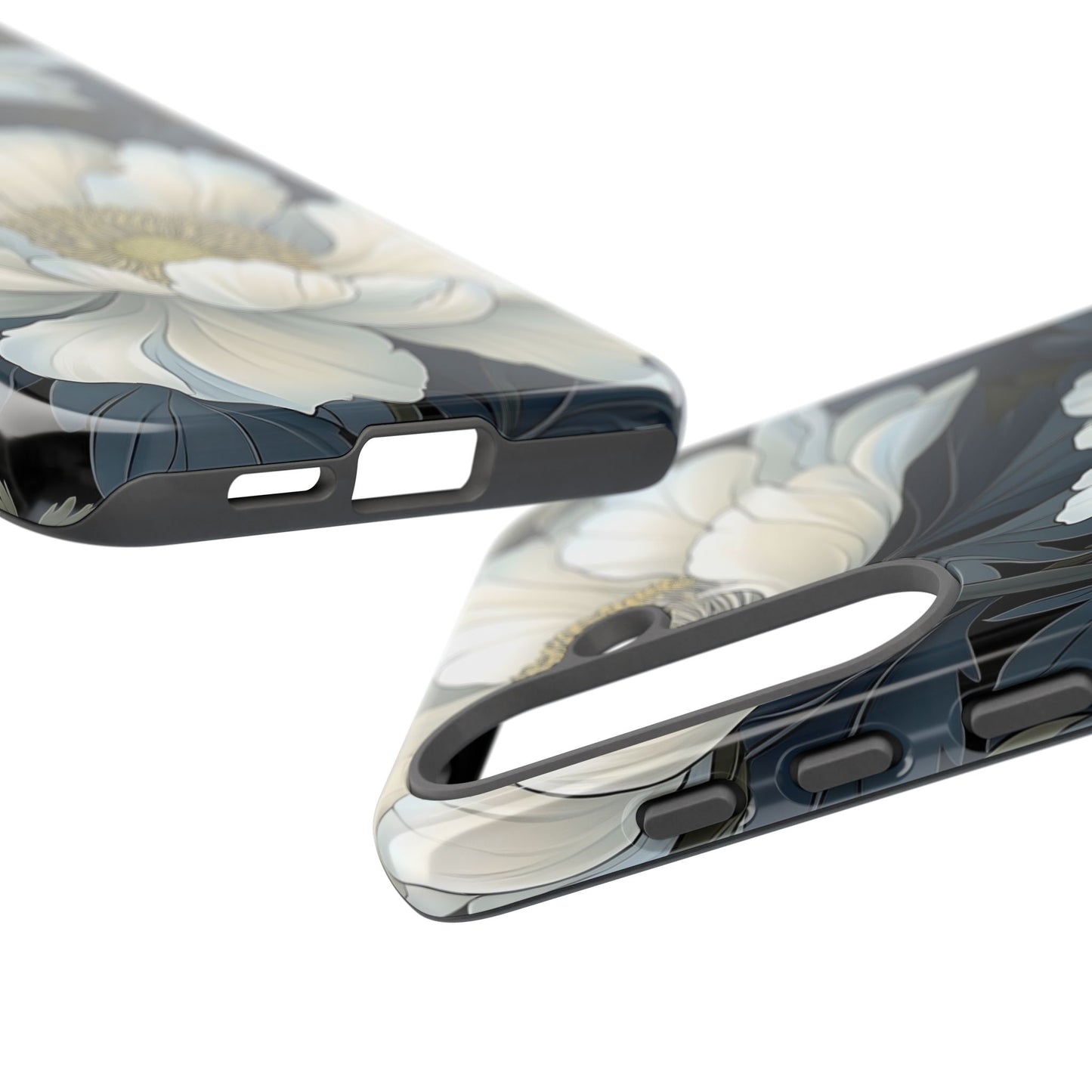 Elegant Floral Phone Case, Floral iPhone Cover, Flower Art Phone Case, Eco-Friendly Mobile Protection, Tough & Stylish Phone Case