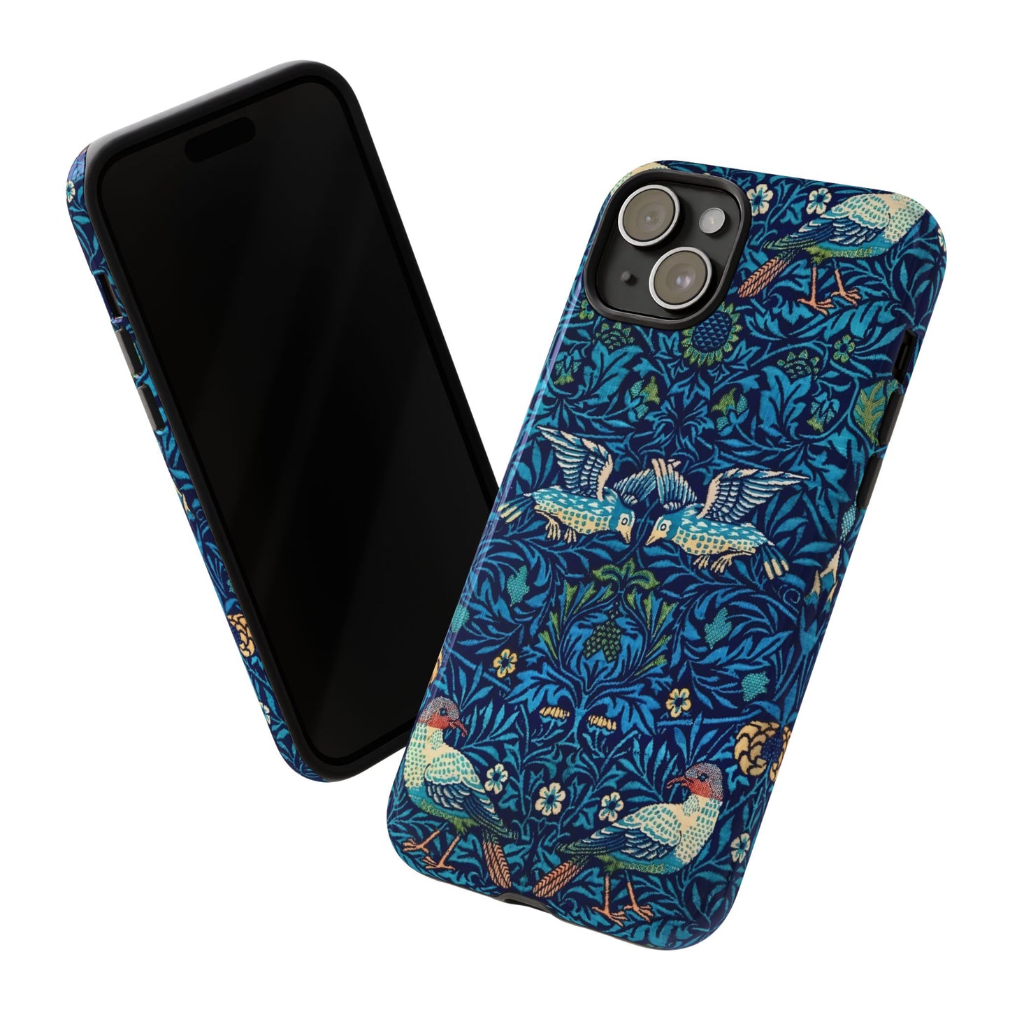 Elegant Bird Pattern Phone Case | Nature Lover Gift, Stylish Mobile Cover, Floral Design, Eco-Friendly, Unique Cell Phone Protector