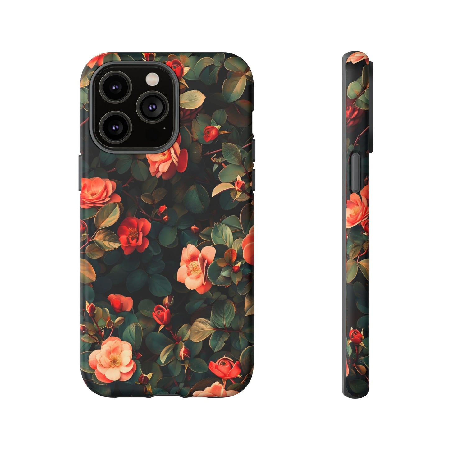 Floral Phone Case - Elegant Floral Design, Tough Protective Case, Perfect Gift for Her, Trendy Phone Accessories, Mother’s Day, Birthday