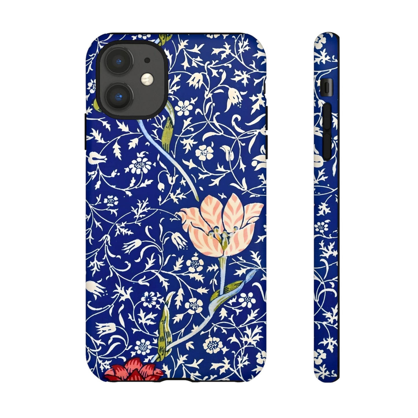 Floral Phone Case, Unique Tough Phone Cover, Gift for Her, Spring Decor, Durable Protective Case, Elegant Floral Design