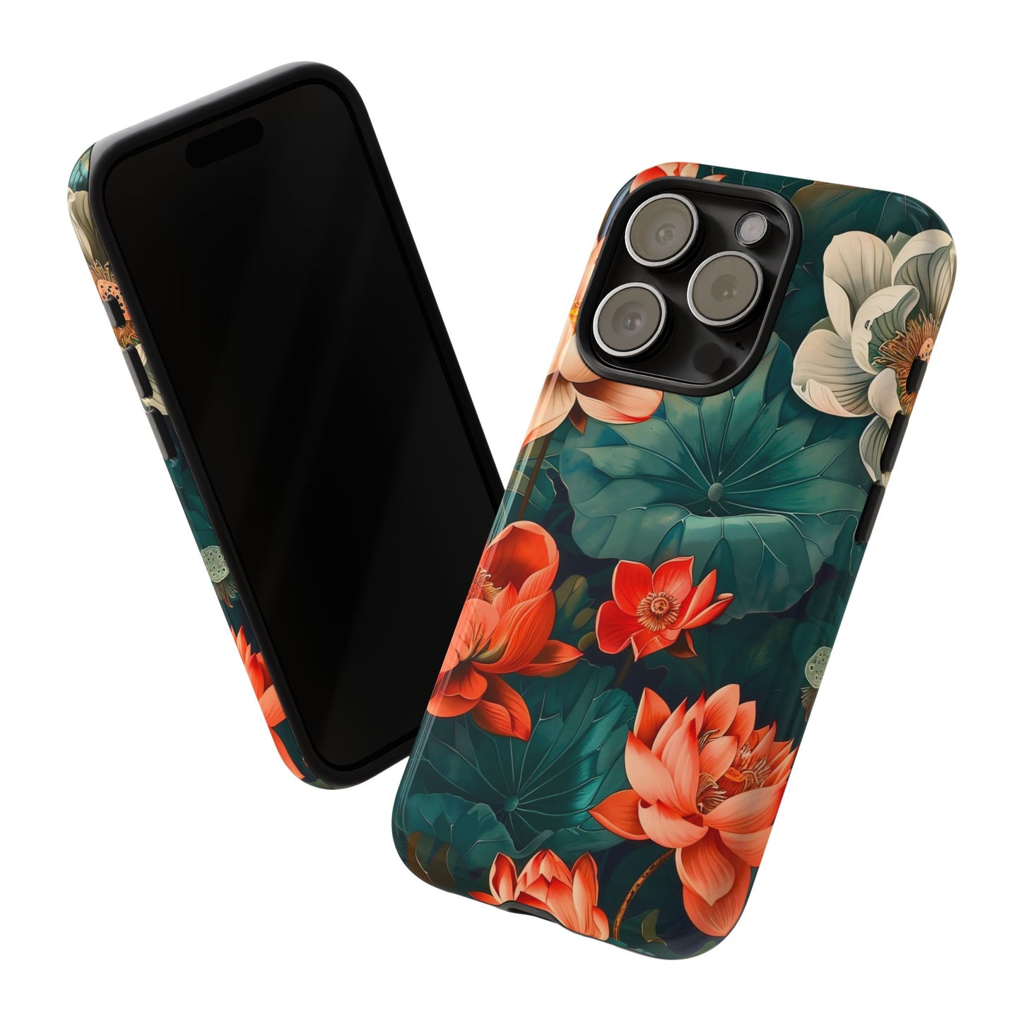 Flower Phone Case, Floral Phone Cover, Tough Case for Floral Lovers, Gift for Her, Stylish Tech Accessories