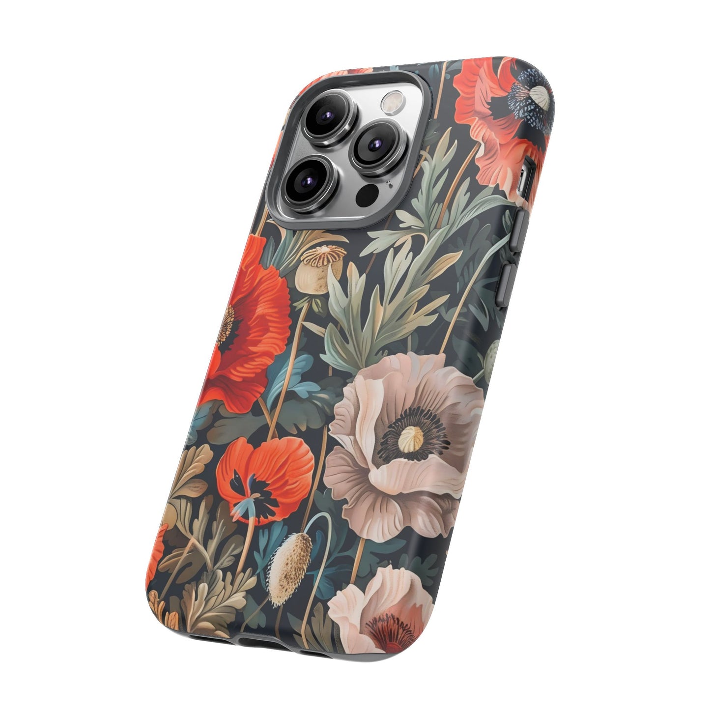 Floral Phone Case - Tough Cases, Flower Design, Chic Tech Accessories, Stylish Gifts, Unique Phone Protectors
