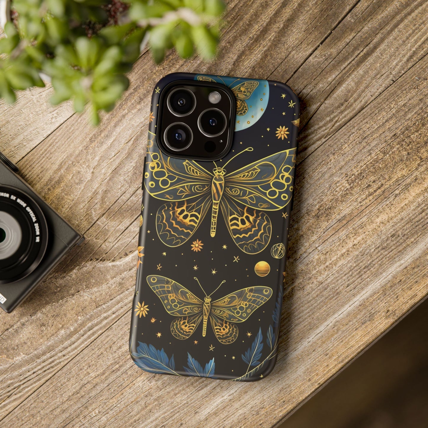 Butterfly Galaxy Phone Case | Tough Cases for Nature Lovers, Unique Phone Covers, Gift for Her, Boho Style, Floral Design