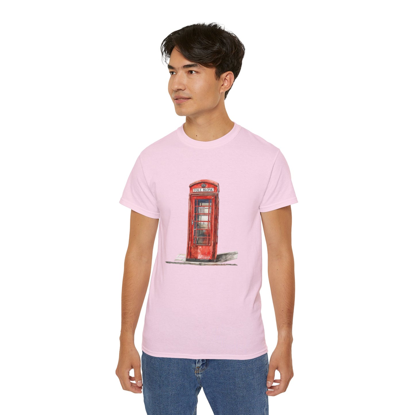 Unisex Ultra Cotton Tee - Classic British Red Telephone Box