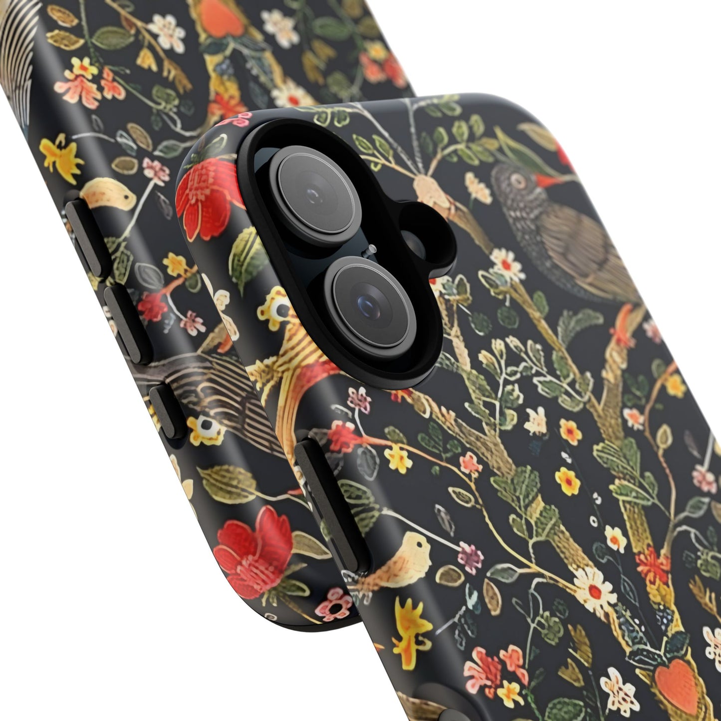 Floral Phone Case with Vibrant Tree Design, Tough Phone Cover, Unique Floral Pattern, Eco-Friendly Phone Accessories, Gift for Nature Lovers