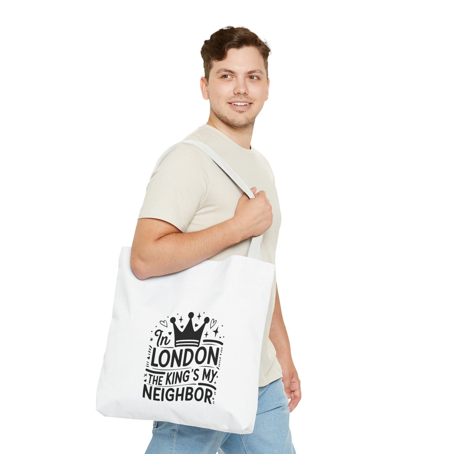 Royal London Tote Bag, Trendy Shopping Bag, Unique Gift, London Lover’s Tote, Eco-Friendly Bag, Travel Accessory