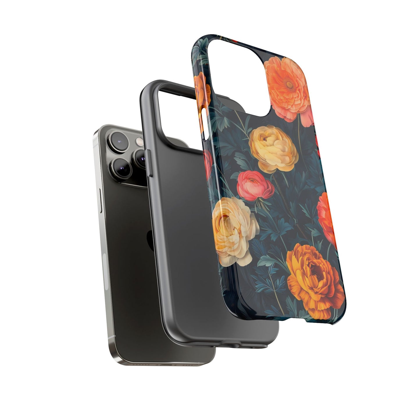 Floral Phone Case, Tough Cases for Phone Protection, Gift for Flower Lovers, Floral Designs, Spring Decor
