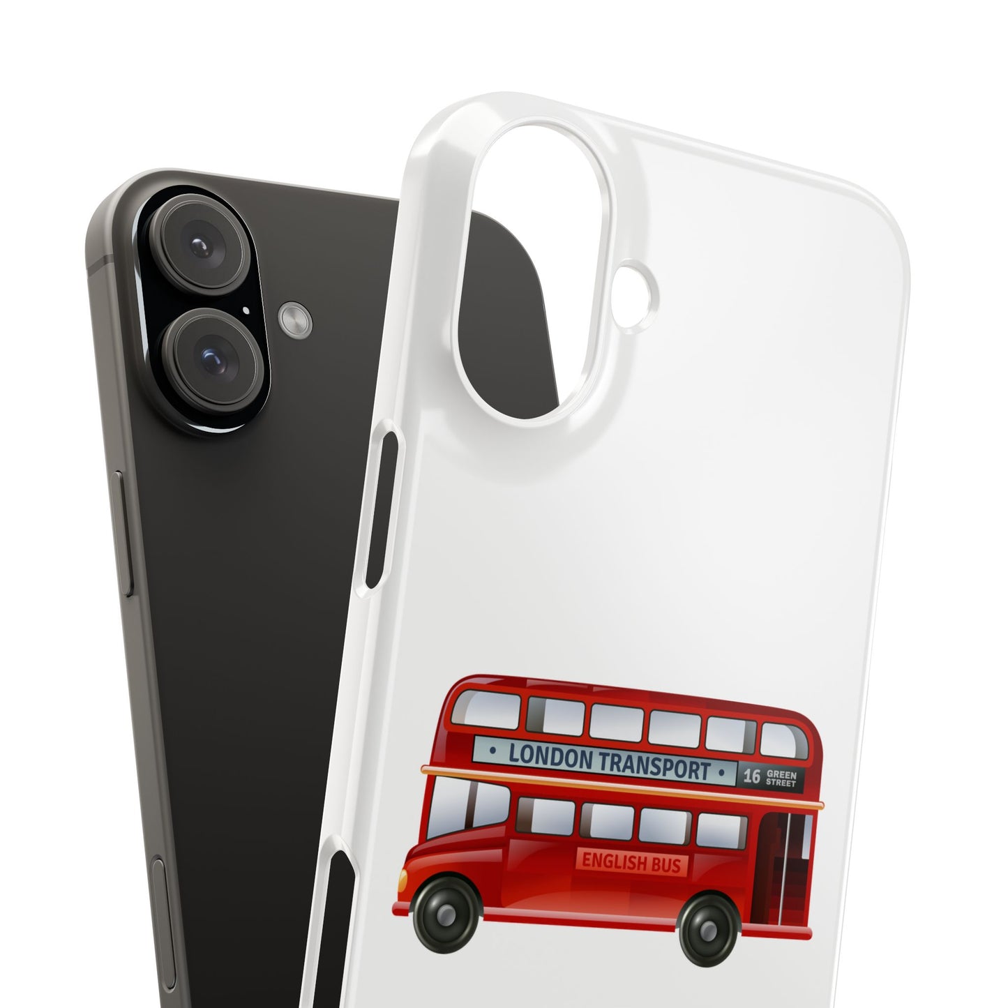 Vintage London Bus Phone Cases | Slim Phone Cover, London Gifts, Travel Accessories, Unique Phone Case, Bus Lover Gift
