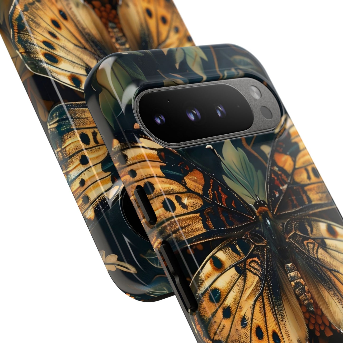 Butterfly Floral Phone Case, Tough Cases, Protective Cover, Unique Gift, Nature Lover, Art Print, Spring Decor