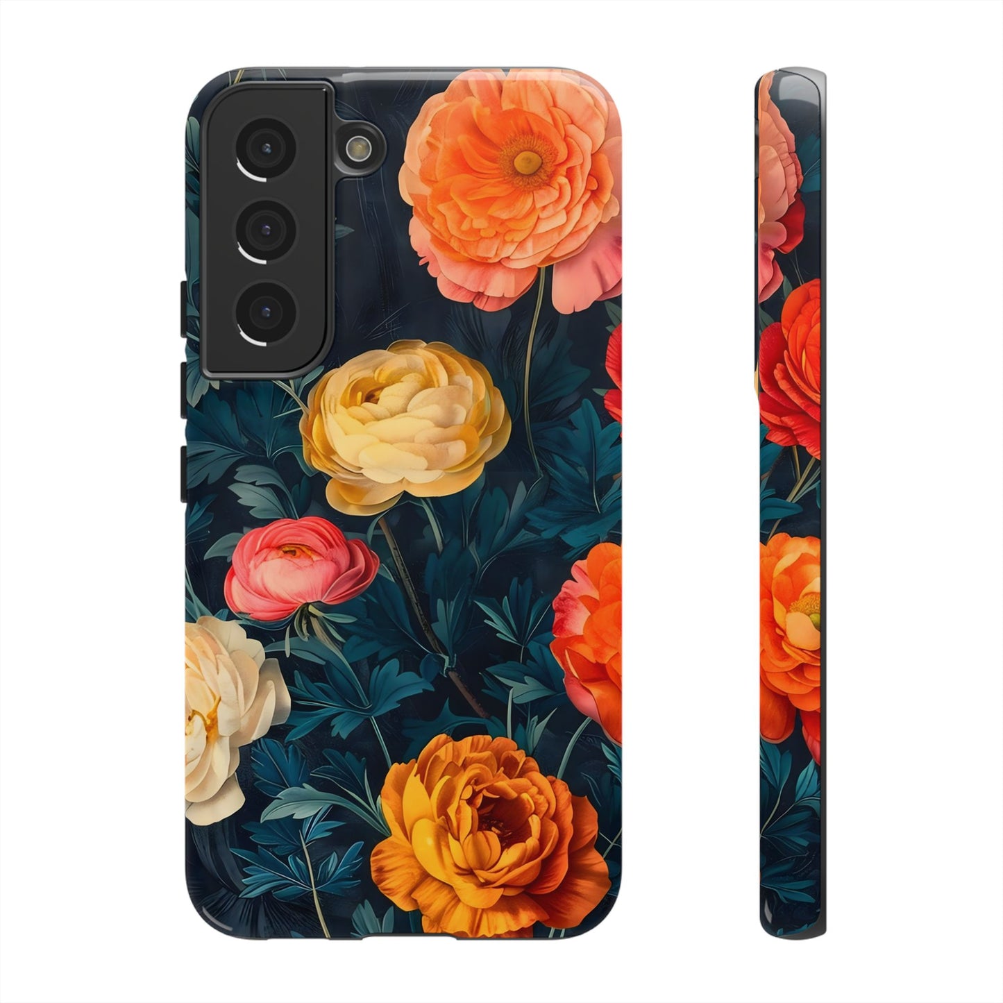 Floral Phone Case - Tough Cases, Stylish Protection, Gift for Flower Lovers, Customizable Cover, Floral Design Mobile Accessory