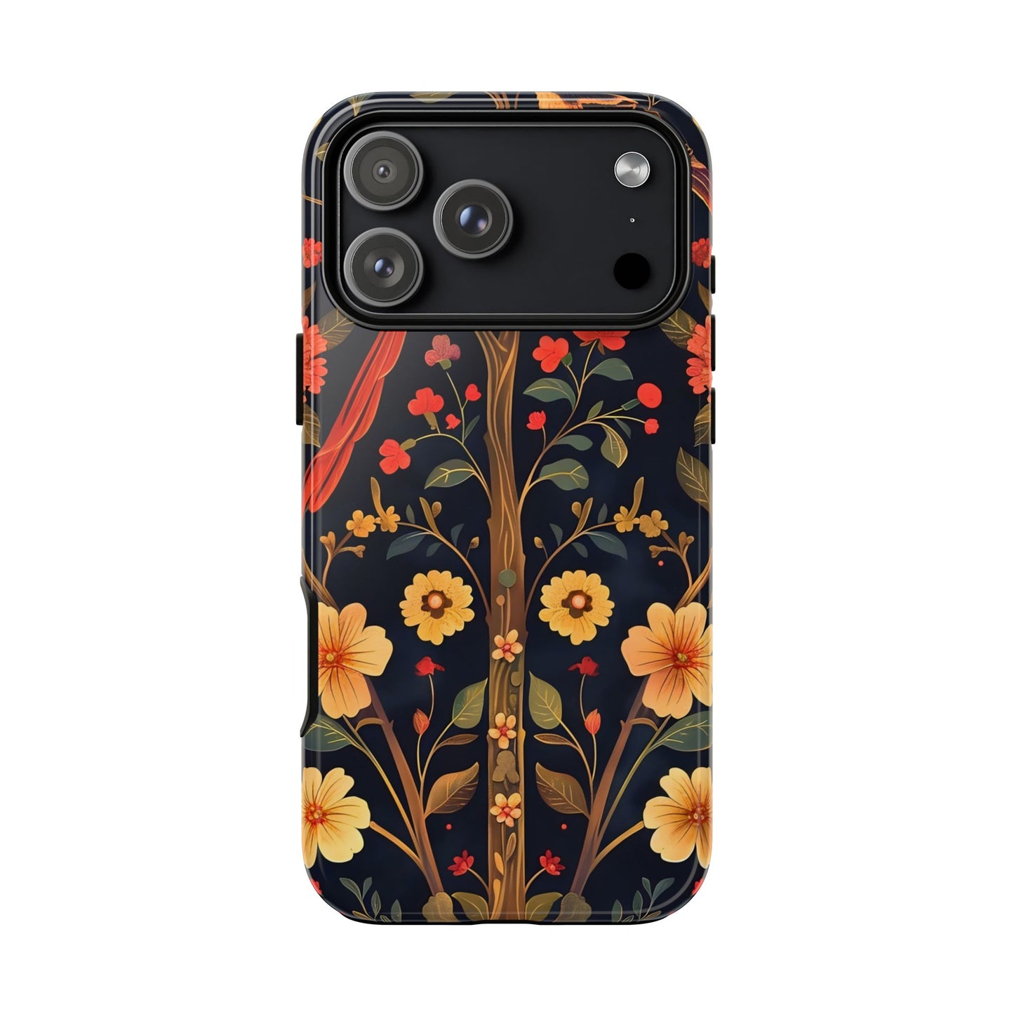 Floral Phone Case, Tough Cases, Flower Pattern, Phone Accessory, Gift for Her, Stylish Tech Cover, Nature Lover's Gift