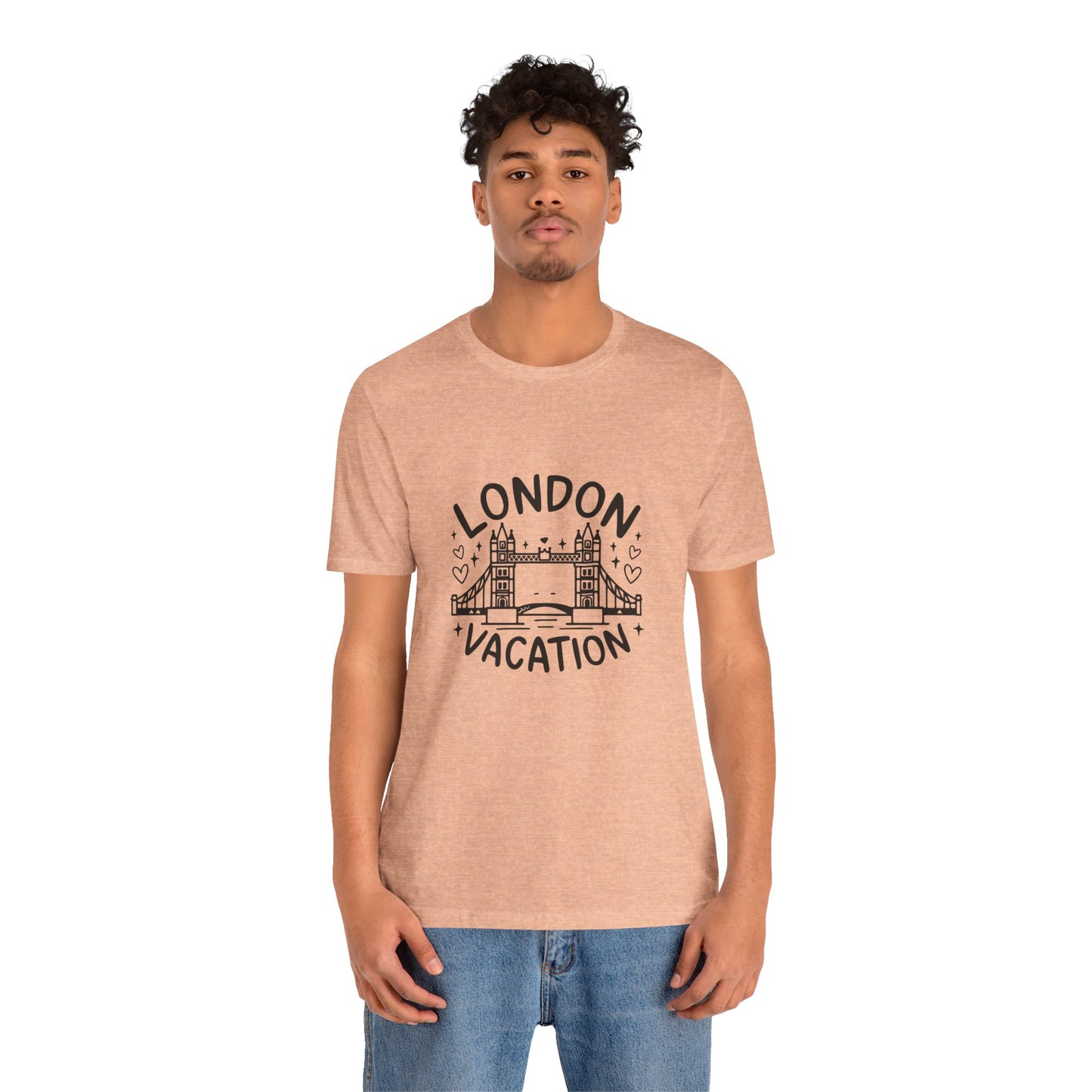 Vacation in London Lightweight Unisex Jersey Short Sleeve Tee