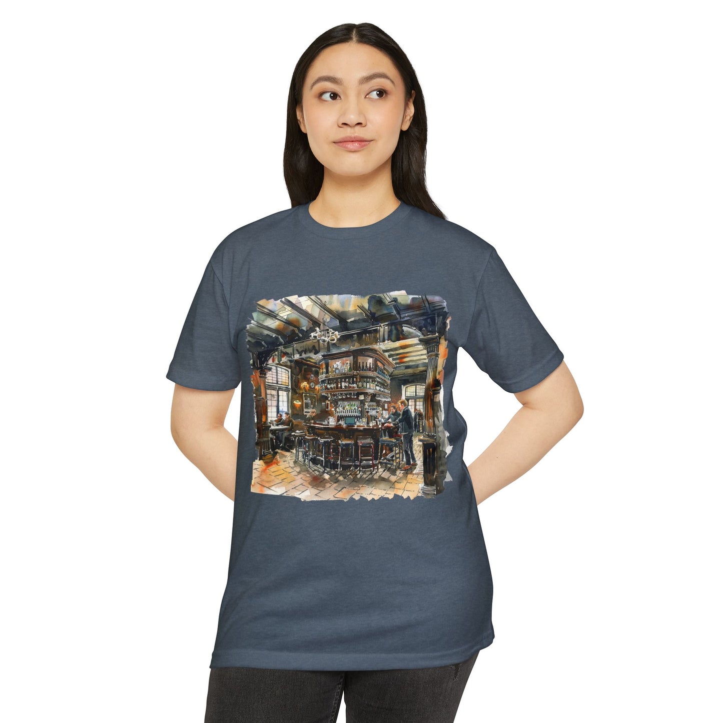 Unisex CVC Jersey T-shirt - The Local Spot - Authentic British Pub Vibes