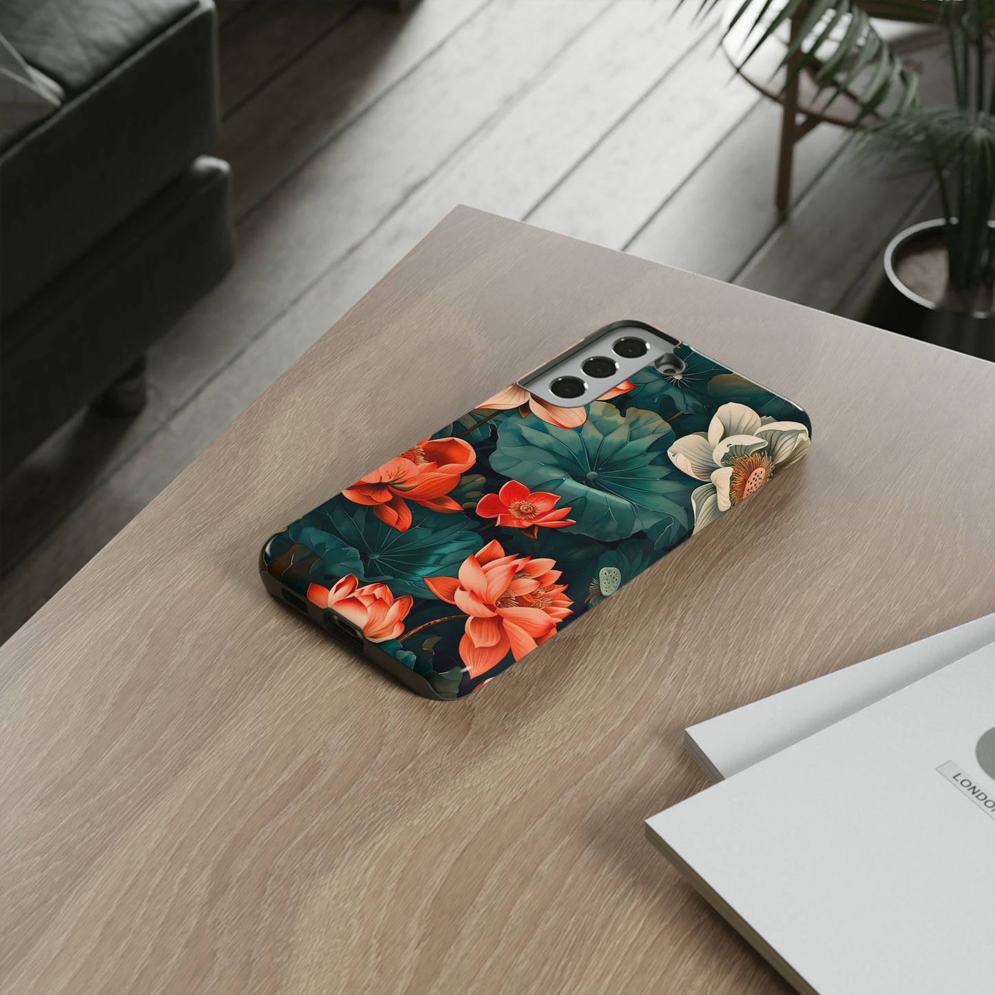Flower Phone Case, Floral Phone Cover, Tough Case for Floral Lovers, Gift for Her, Stylish Tech Accessories