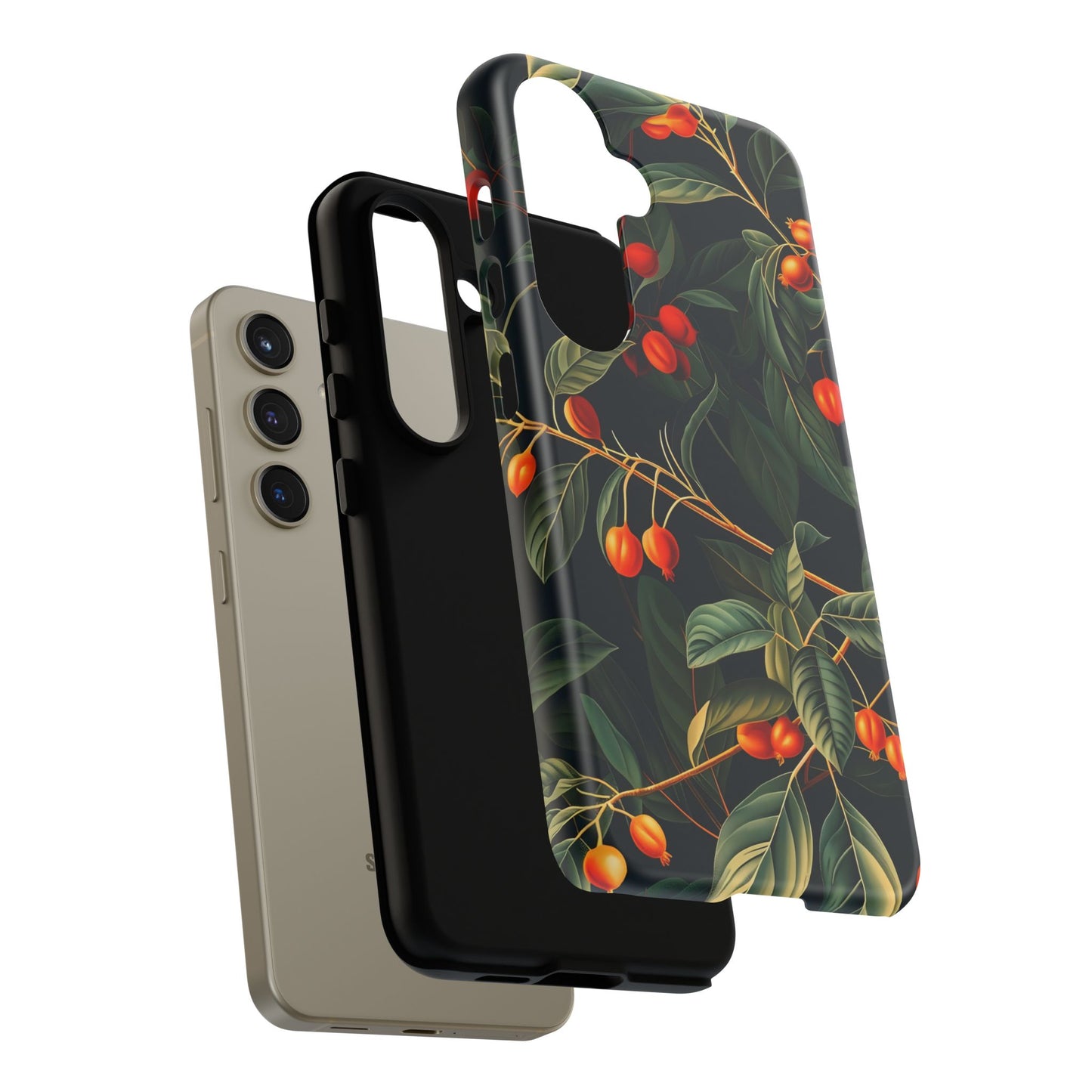 Tough Cases, Floral Phone Case, Nature-Inspired Tech, Unique Gift, Phone Accessory, Botanical Design, Fall Vibes