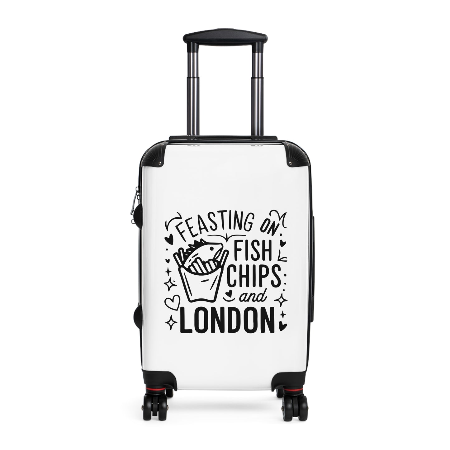 Fish Chips and London - Suitcase