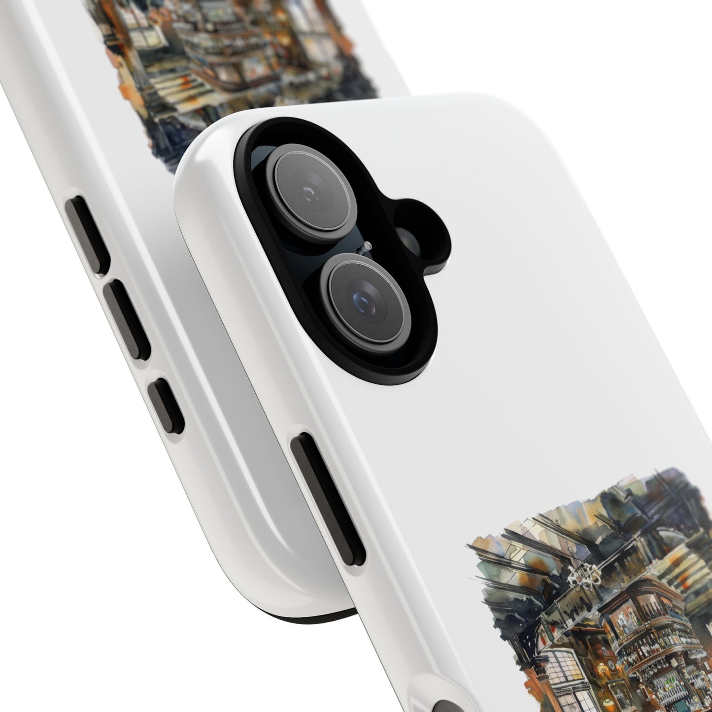 Stylish Tough Case for Phone - Cozy Cafe Artwork Design