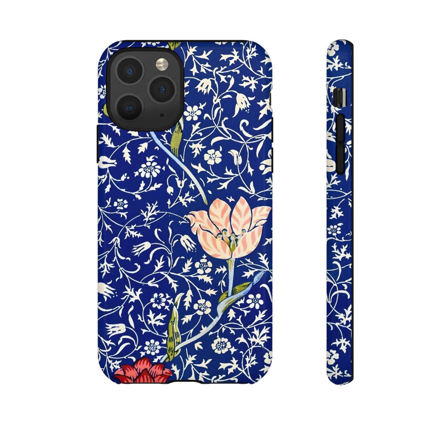 Floral Phone Case, Unique Tough Phone Cover, Gift for Her, Spring Decor, Durable Protective Case, Elegant Floral Design