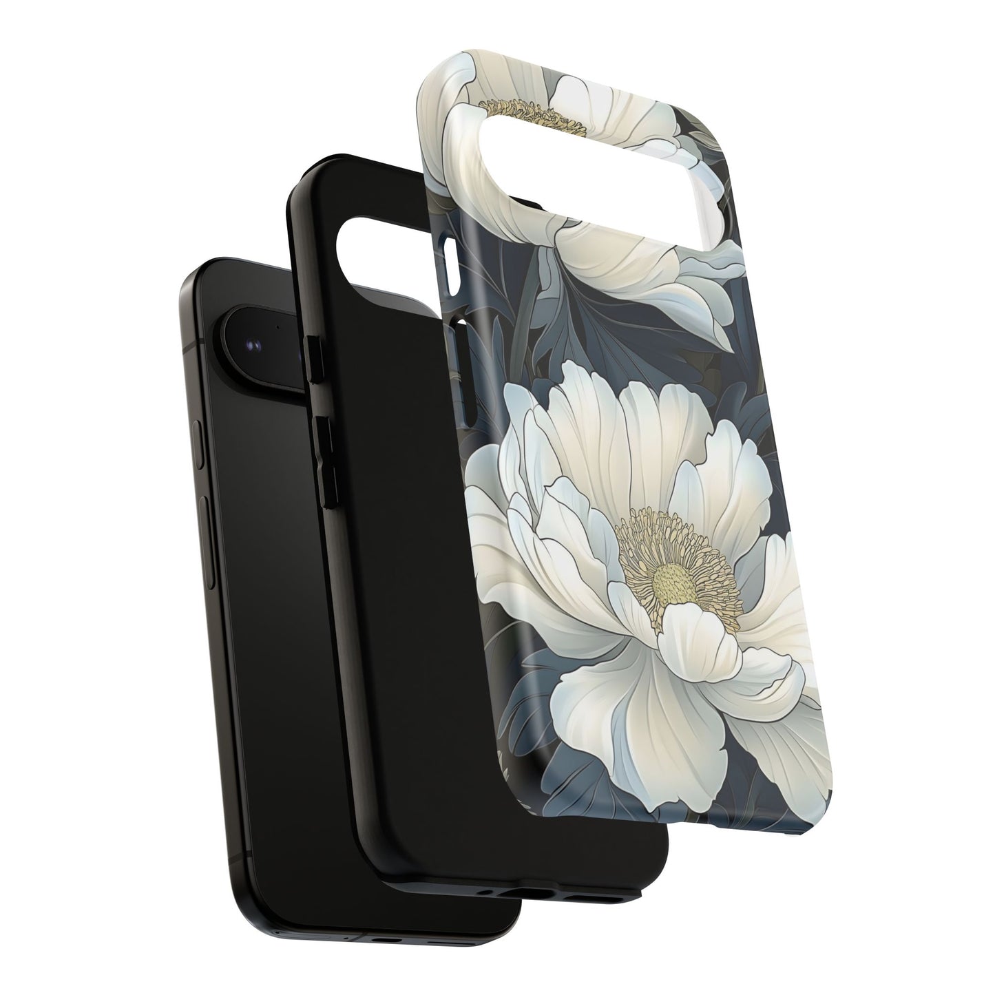 Elegant Floral Phone Case, Floral iPhone Cover, Flower Art Phone Case, Eco-Friendly Mobile Protection, Tough & Stylish Phone Case