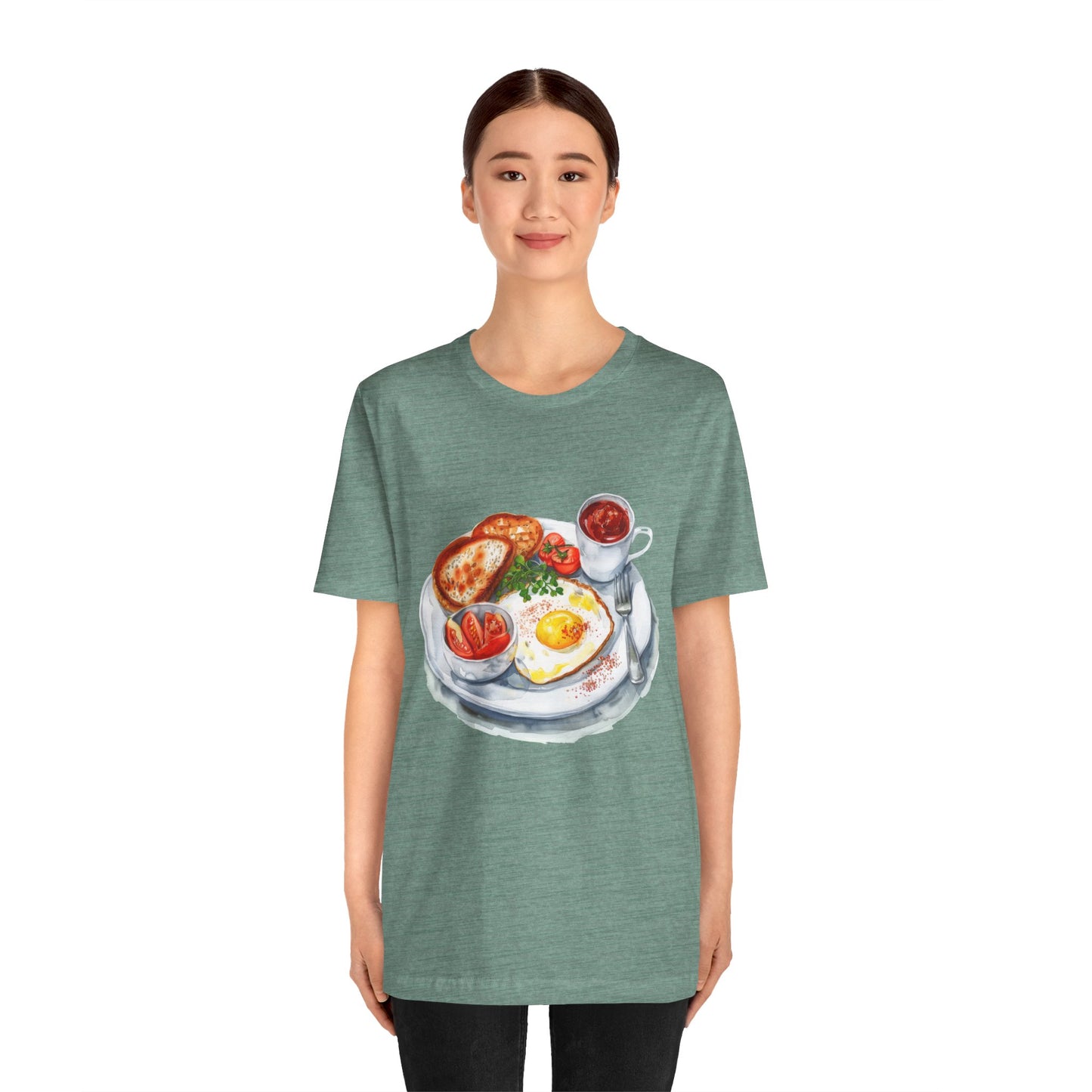 Unisex Jersey Short Sleeve Tee - From Pies to Puddings - Classic British Dishes