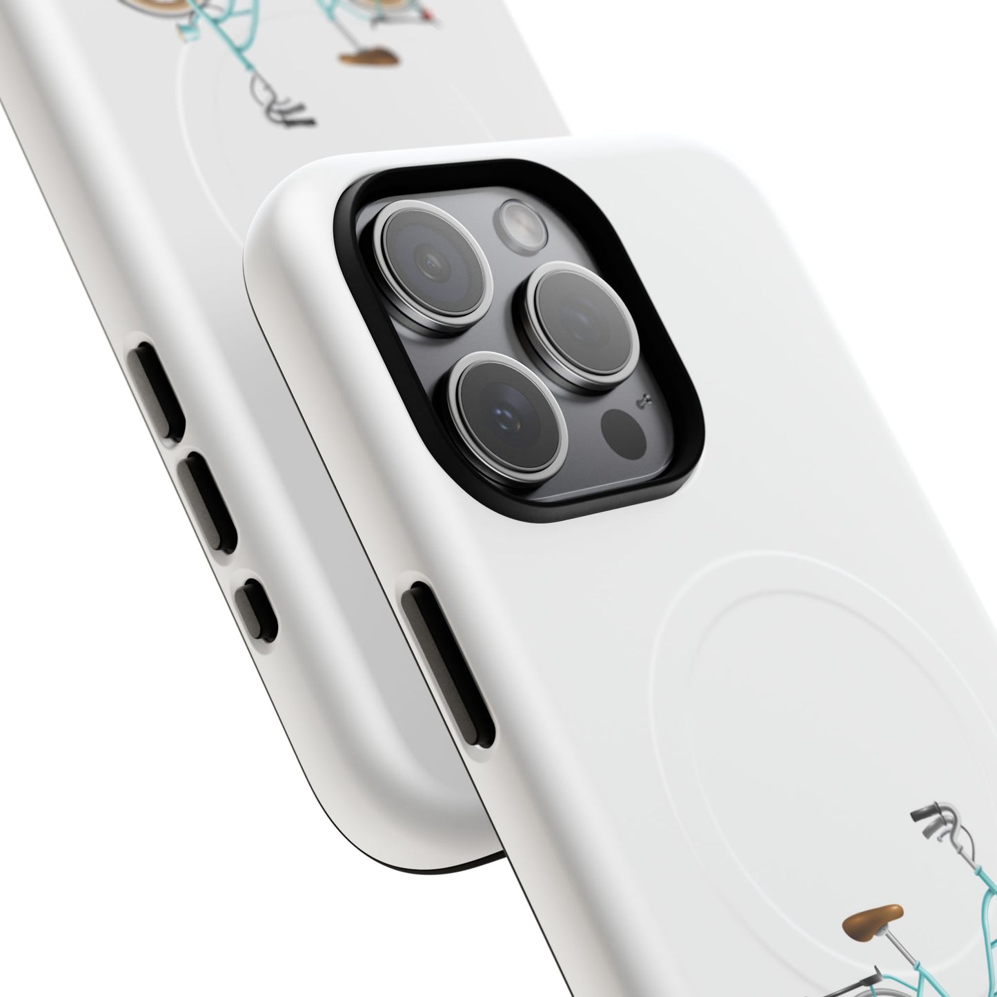 Tough Magnetic Phone Cases, Stylish Bicycle Design, Durable Protection, Perfect Gift for Cyclists, Trendy Tech Accessory