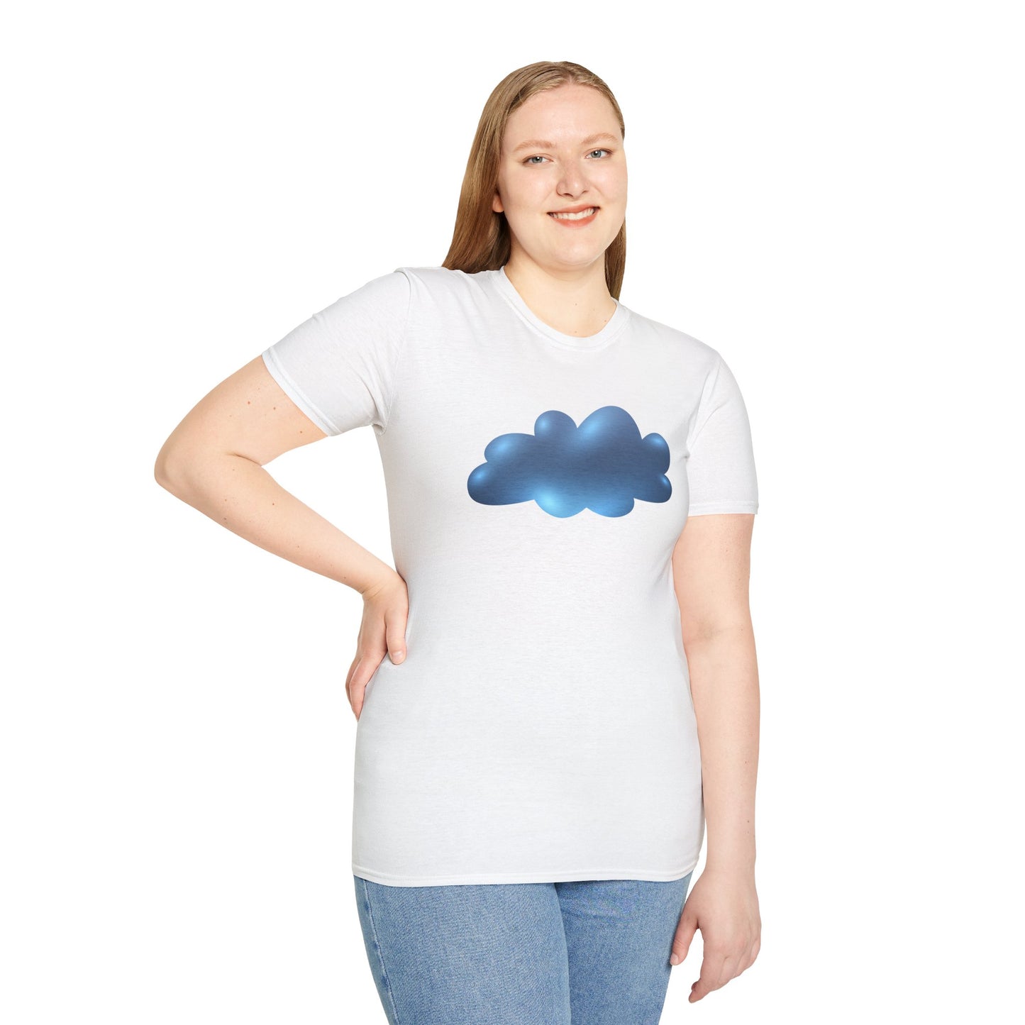 Unisex Softstyle T-Shirt - Serene Cloudscape - Dreamy Cloud