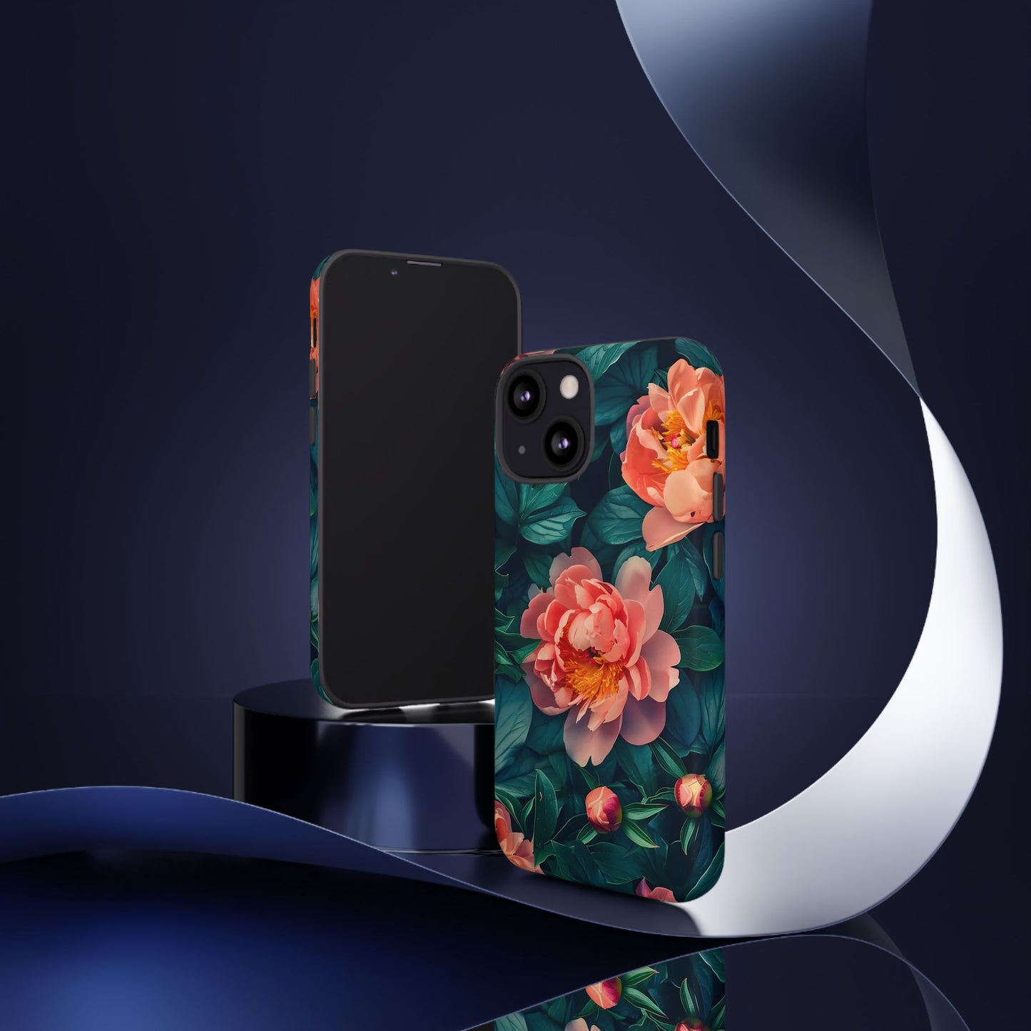 Floral Phone Case - Tough Cases, Flower Design, Botanical Art, Phone Accessory, Gift for Her, Nature Lovers