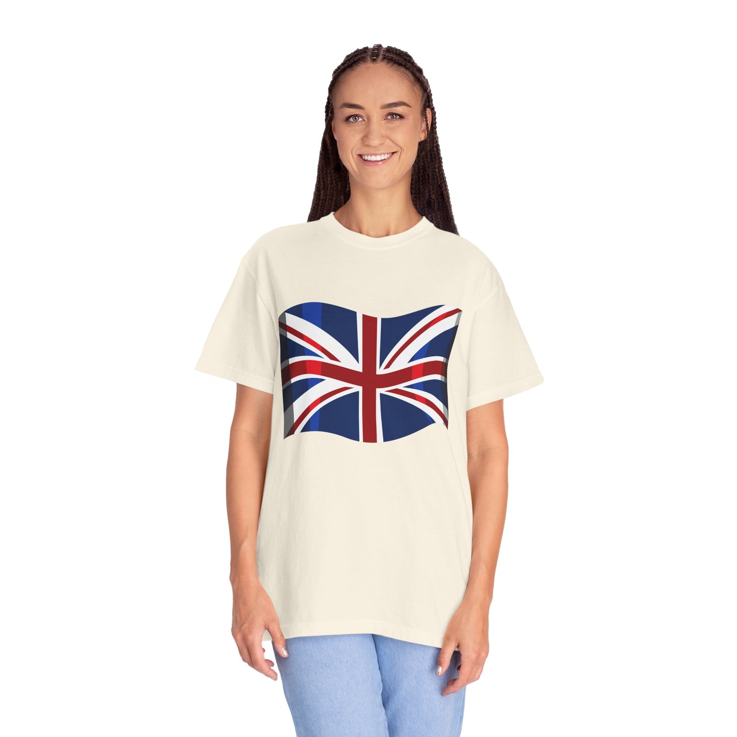 Unisex Garment-Dyed T-shirt - The Union Jack - Symbol of Britain