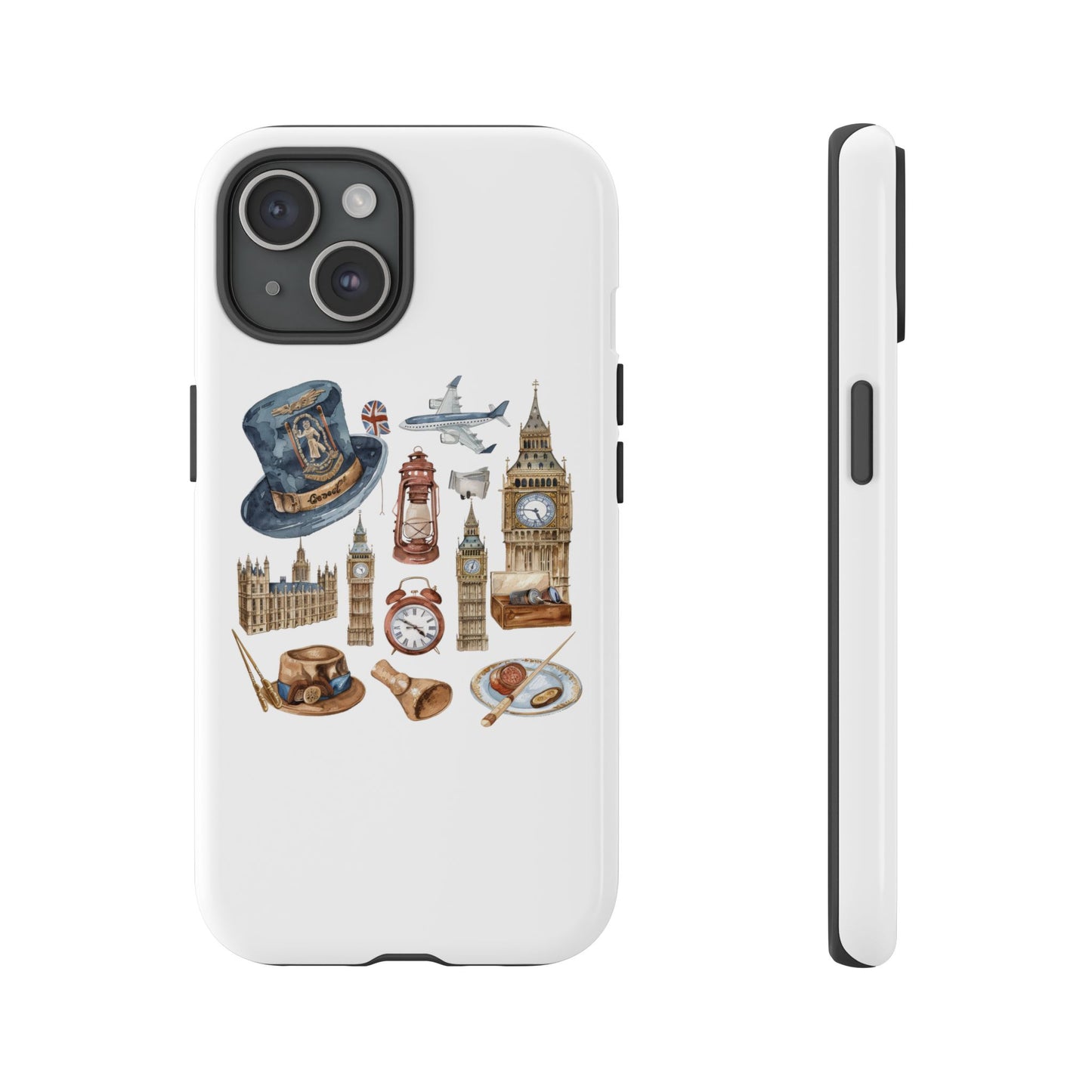 London-Themed Phone Case, Durable iPhone Cover, Gift for Travelers, Unique Cell Phone Accessories, Stylish Gadget Protection