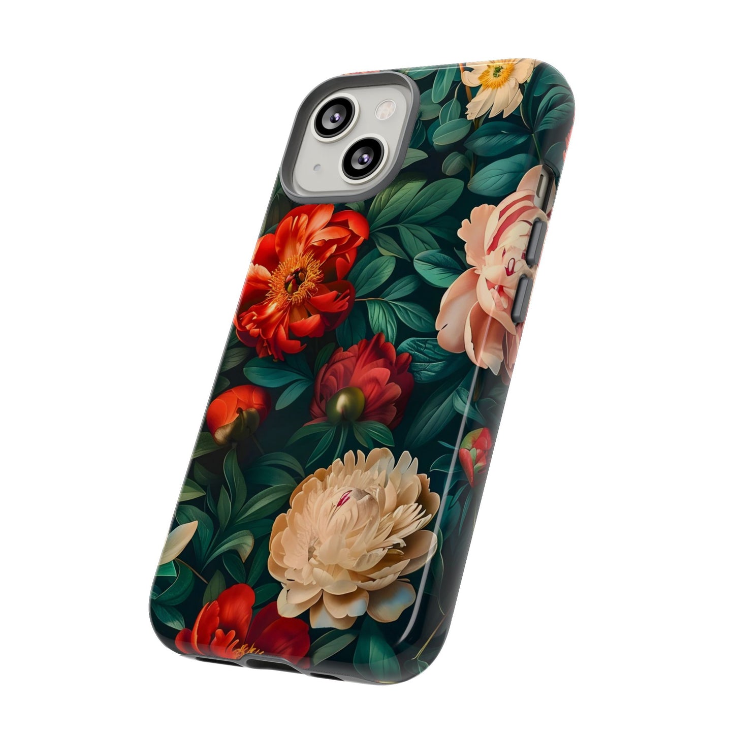 Floral Phone Case - Tough Cases, Vibrant Protection, Gift for Her, Cute Floral Design, Trendy Accessory, Perfect for Spring