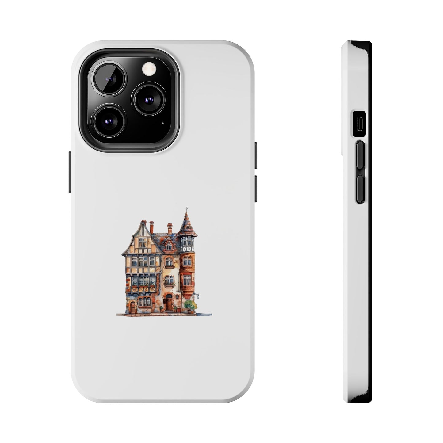 Artistic Tough Phone Cases with Vintage Architecture Design