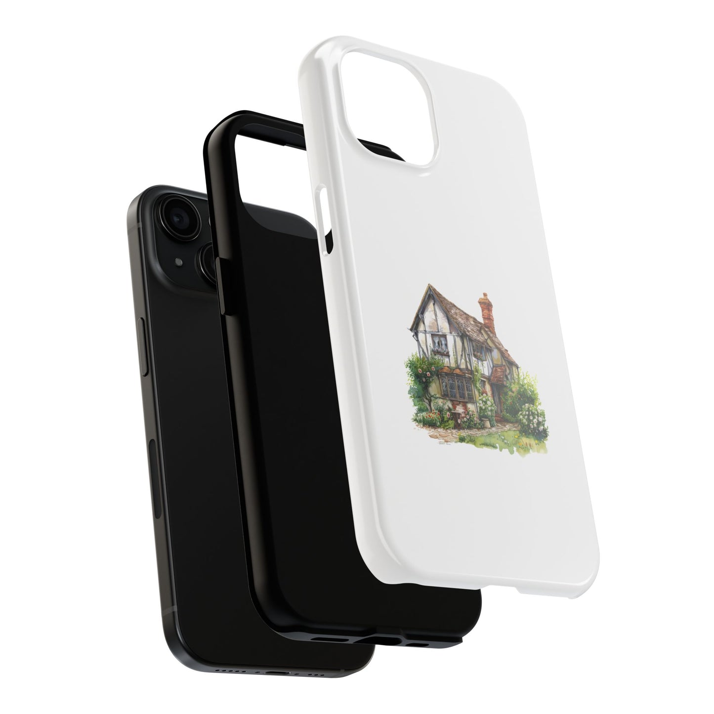 Charming Cottage Tough Phone Case - Rustic Home Design