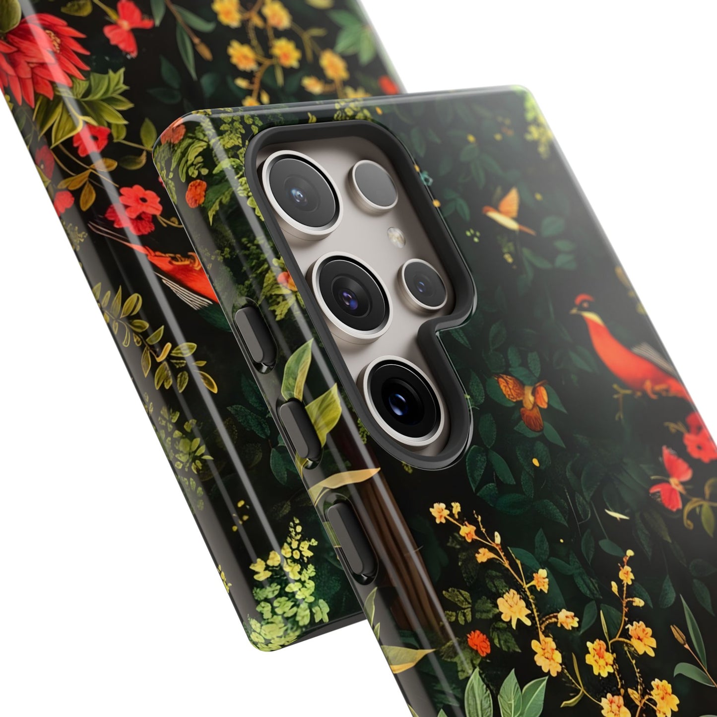 Floral Tough Phone Case, Nature-Inspired Design, Ideal for Garden Lovers, Gift for Birthdays, Christmas, Eco-Friendly Accessory