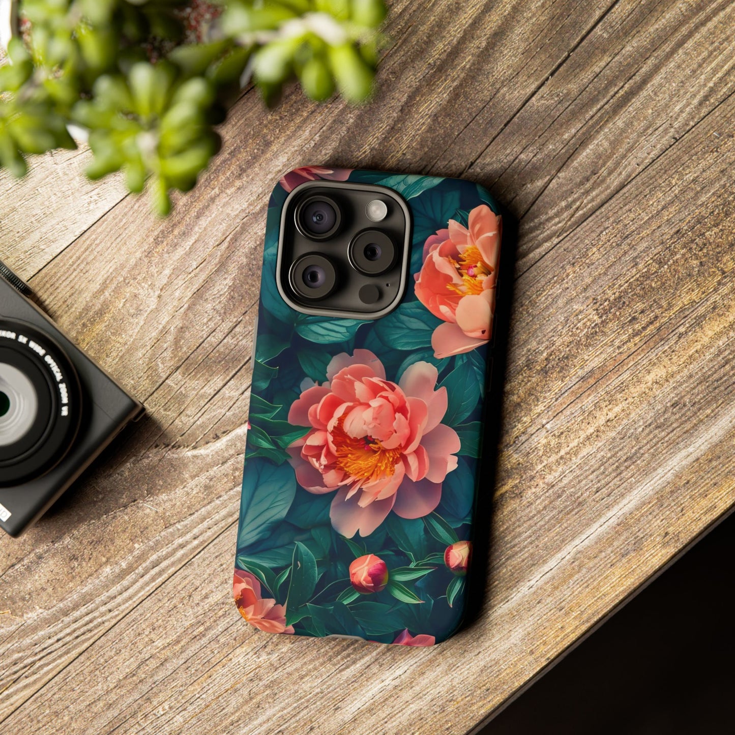 Floral Phone Case - Tough Cases, Flower Design, Botanical Art, Phone Accessory, Gift for Her, Nature Lovers