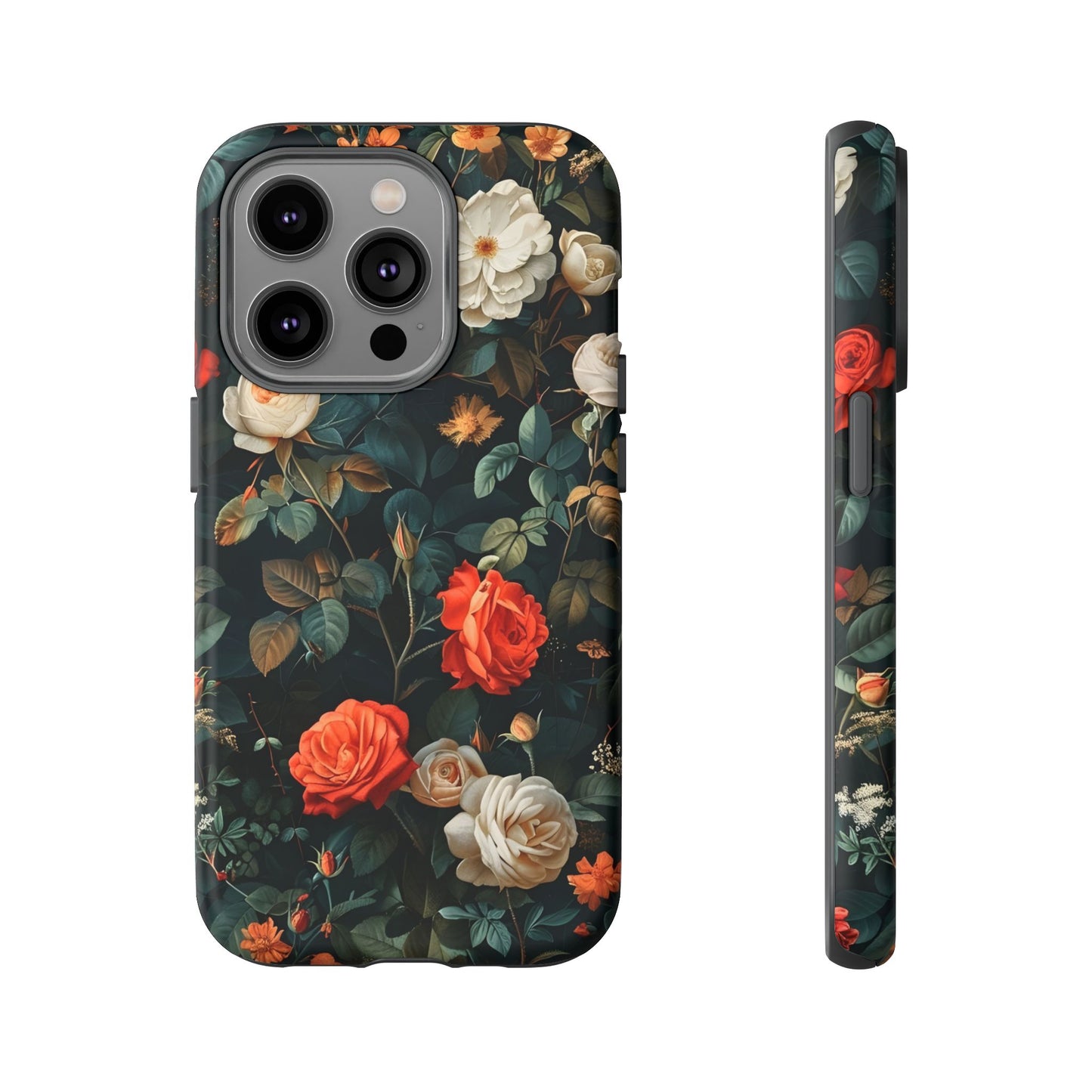 Floral Phone Case | Tough Cases with Elegant Design | Gift for Her, Mother's Day, Birthdays, Personalized, Trendy Tech Accessories