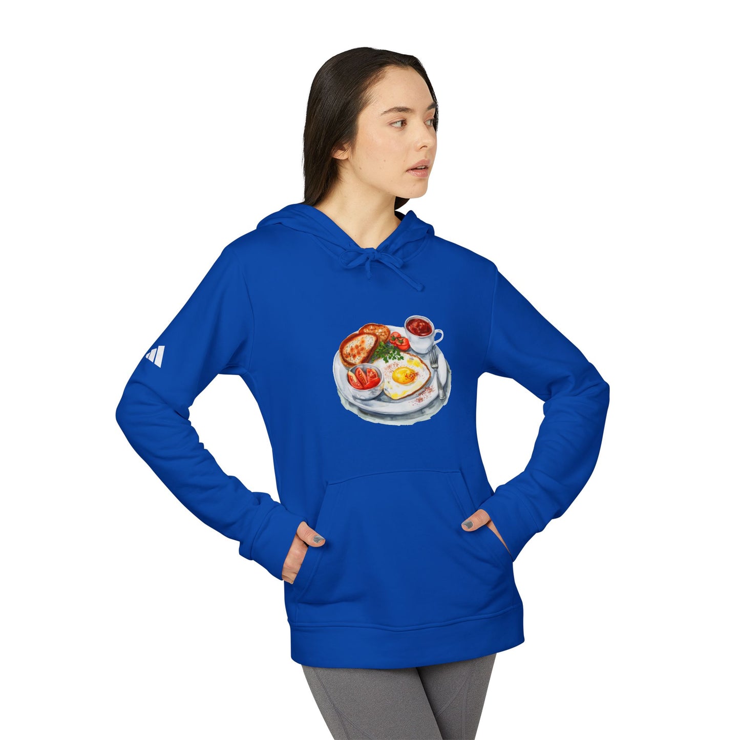 Breakfast Lover's Fleece Hoodie - Cozy Unisex Design