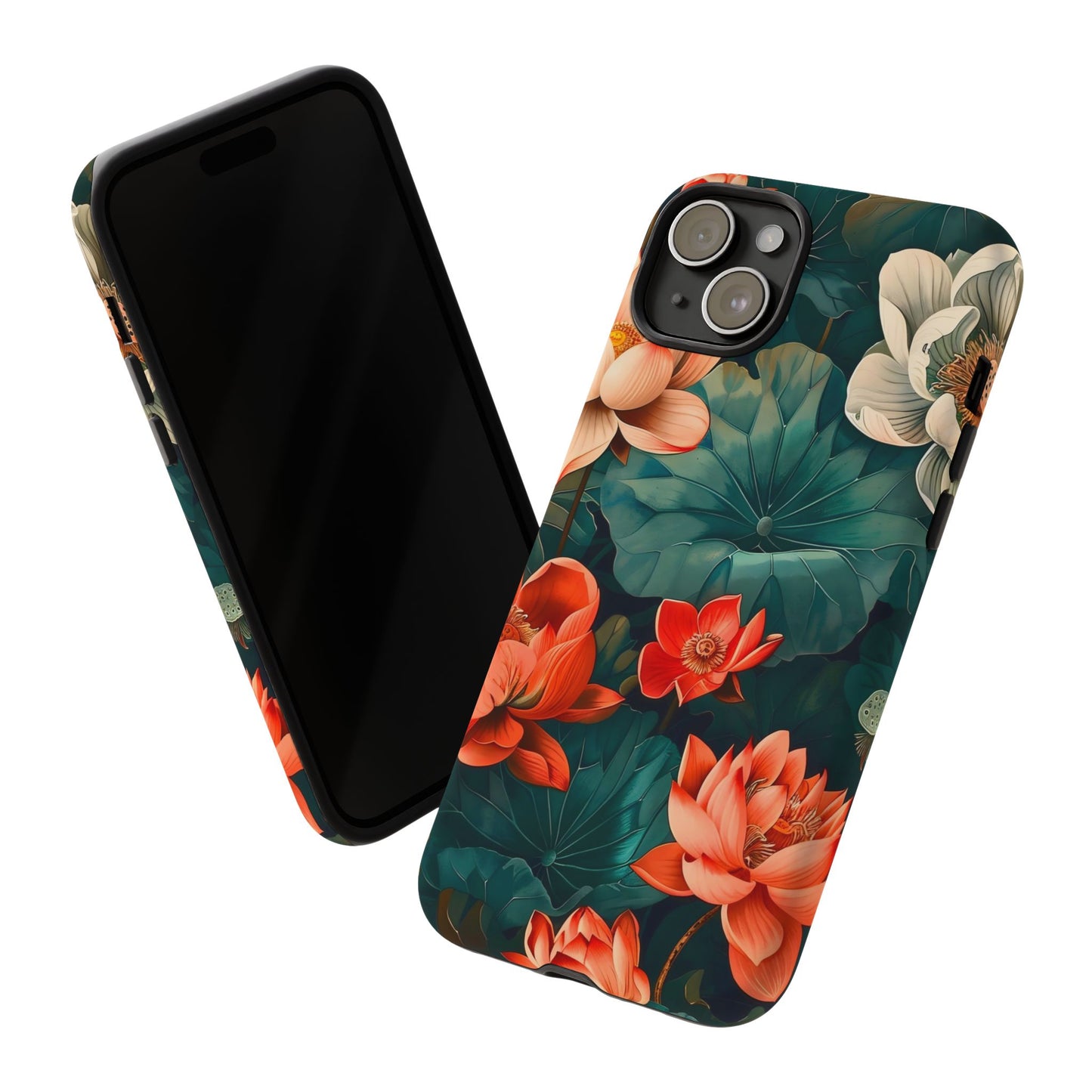 Flower Phone Case, Floral Phone Cover, Tough Case for Floral Lovers, Gift for Her, Stylish Tech Accessories
