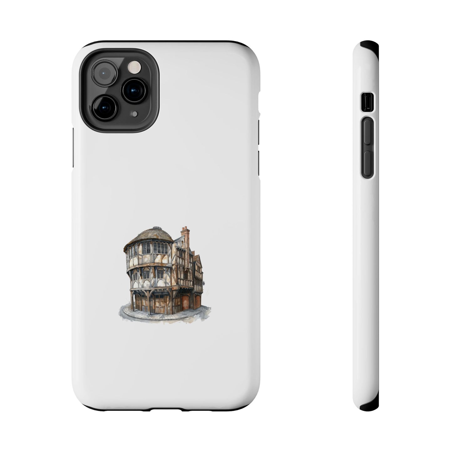 Artistic Tough Phone Case - Vintage Architectural Design